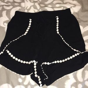 Black High Waisted Shorts